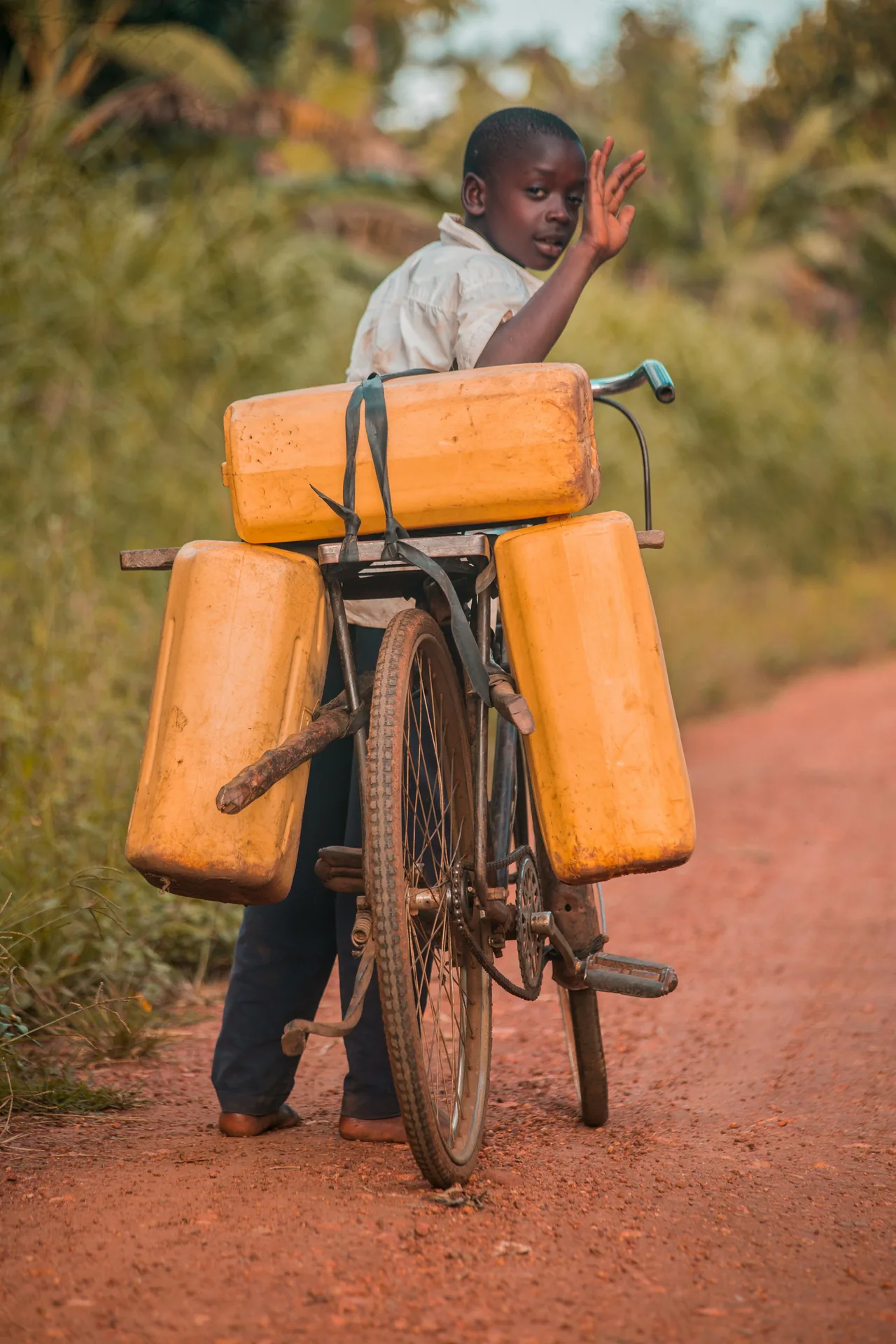 City skyline and final travel day atmosphere in Uganda